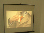 Exponat 6 von Declan Clarke, I don´t deal in Certainty, I deal in Doubt, 2011, in der Ausstellung Press Releases von Essays and Observations, Berlin (Foto: kk)